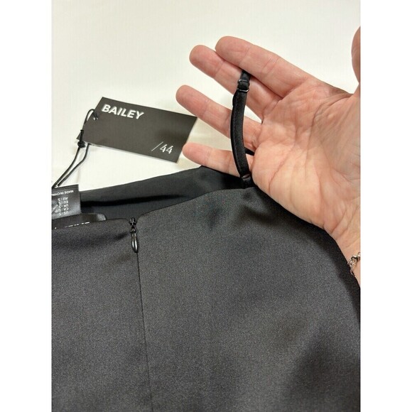 NWT Bailey / 44 Fringe Top Black Small Adjustable Straps - Picture 7 of 9